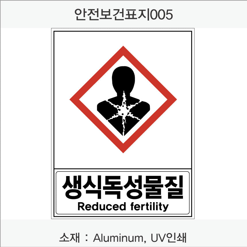 안전보건표지-유해화학물질