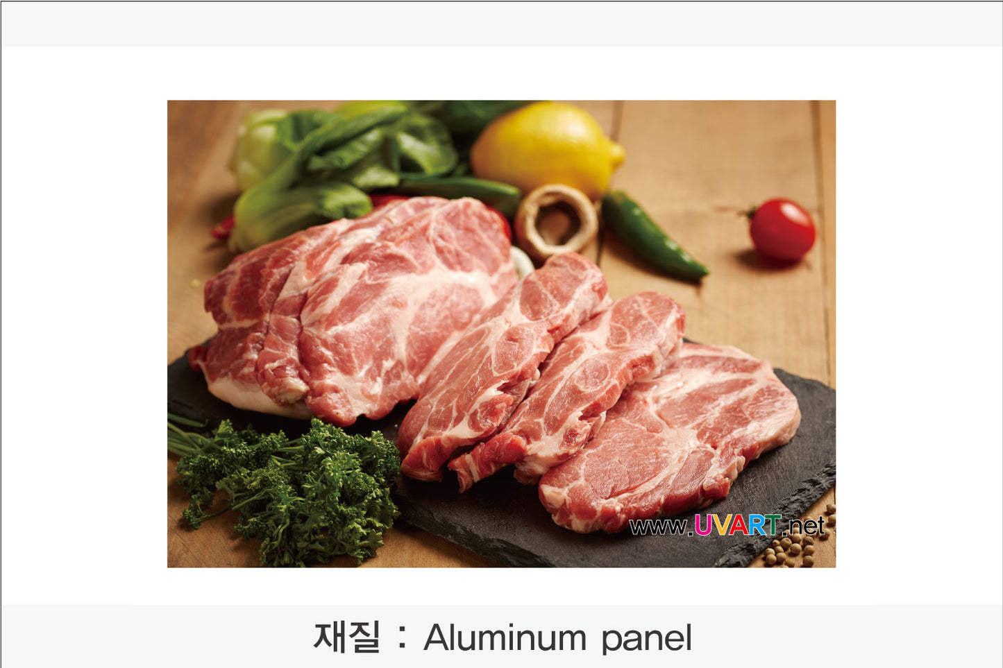 018. 메뉴 이미지(Aluminum 금속 UV인쇄) 가로형