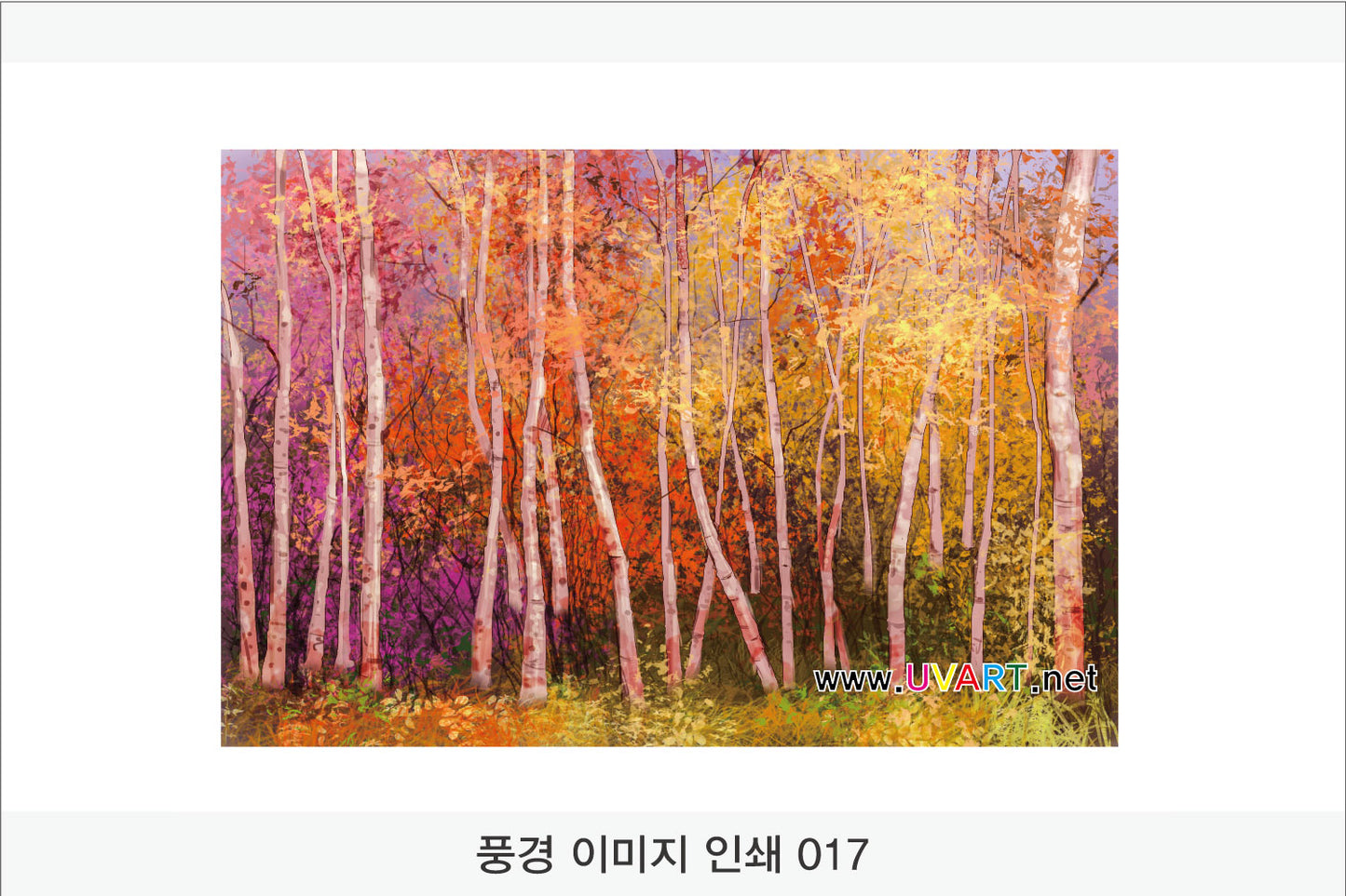017. 풍경 이미지(Aluminum 금속 UV인쇄)가로형