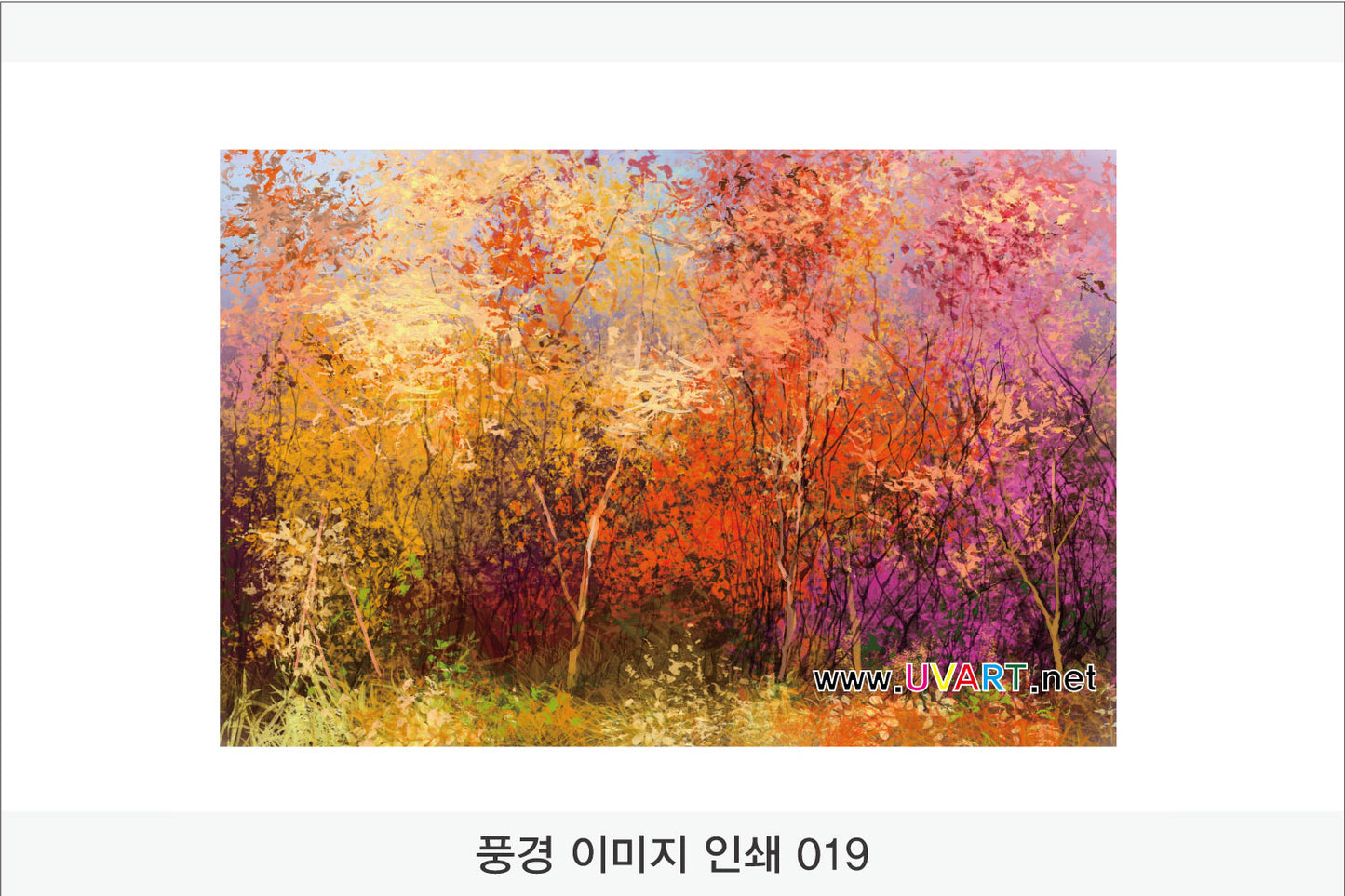 017. 풍경 이미지(Aluminum 금속 UV인쇄)가로형